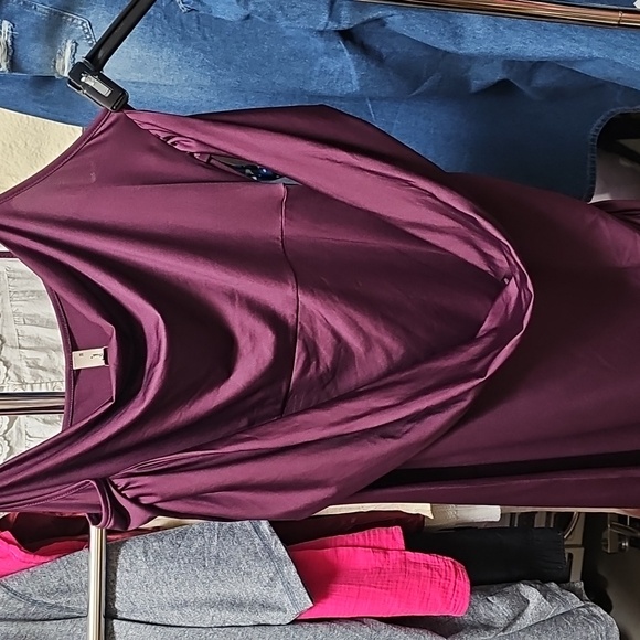 Nwt Elegant Purple Halter Dress #139 - Picture 4 of 7